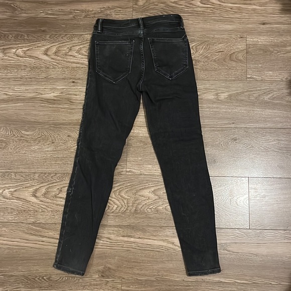 All Saints brand new never worn. faded black biker cropped skinny jeans - Picture 4 of 4
